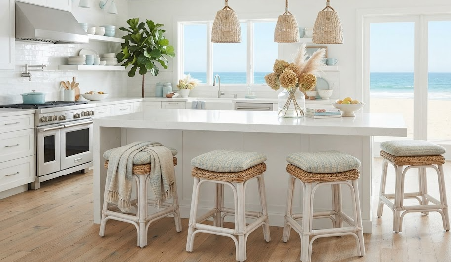 Coastal Counter Stools: A Stylish Guide for Comfortable Kitchen Seating